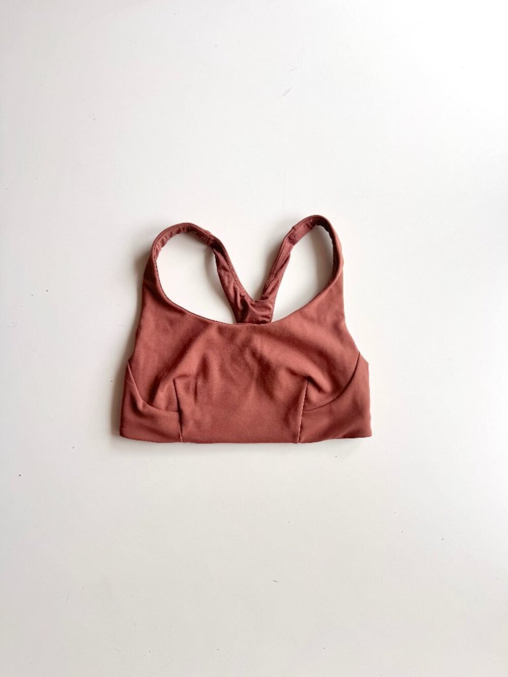 LULULEMON Wunder Train C/D Date Brown Racerback Sports Bra, Size 6